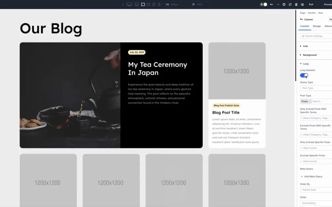 Blog Module vs. Divi 5 Loop Builder: Welches Tool passt zu deinem WordPress-Projekt?